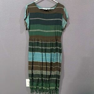 Passports of pier 1 imports Multi-colored Maxi Dress Sz M